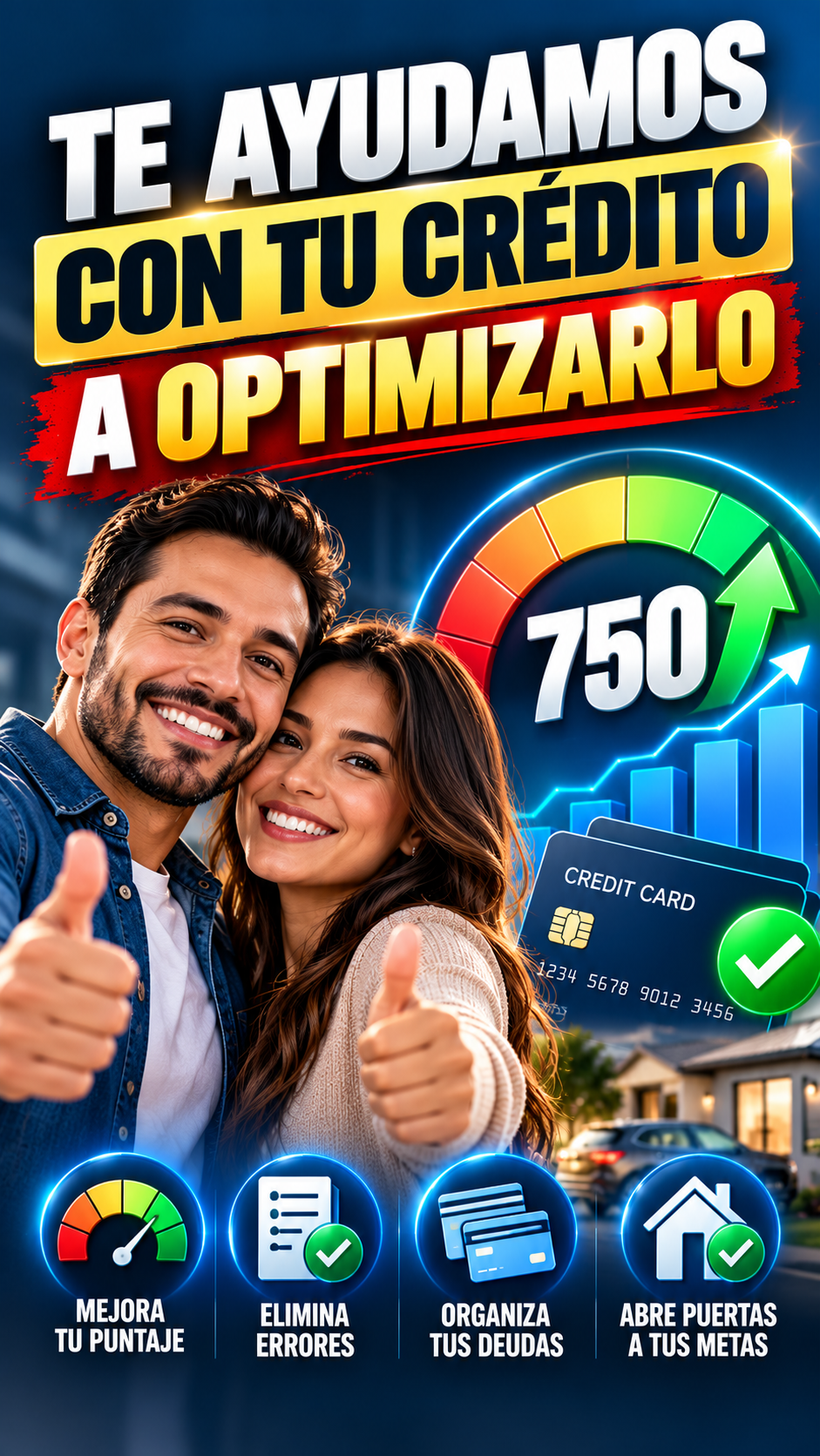 Optimiza tu crédito en EE  UU